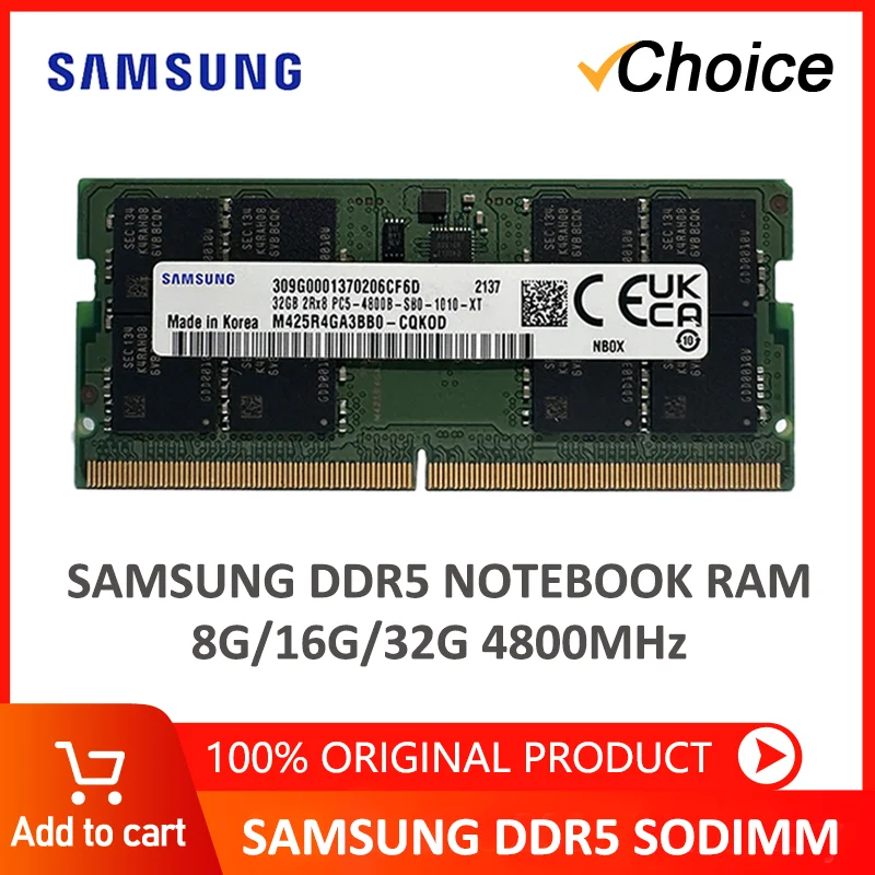 Samsung DDR5 Laptop RAM